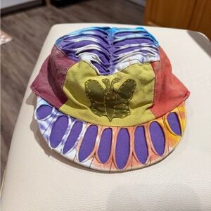 Butterfly Hat Hand. Crafted Rising International Multicolor Cap Adjustable